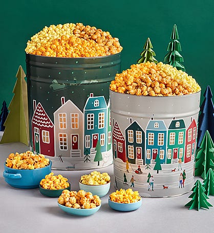 Tinsel Town Popcorn Tins